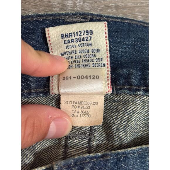 Vintage True Religion Embroidered Baggy Boot Cut Jeans Made In USA - Men’s 38x30 - Picture 8 of 11